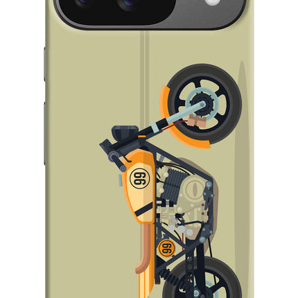 Vertical Speedster Google Pixel 9 Hard Case Back Cover by Casekaro
