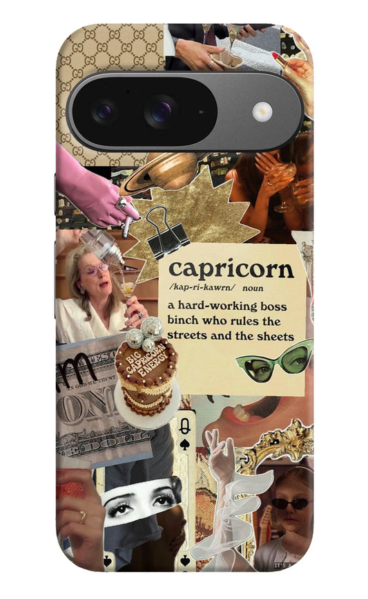 Capricorn Zodiac Google Pixel 9 Hard Case Back Cover by Casekaro