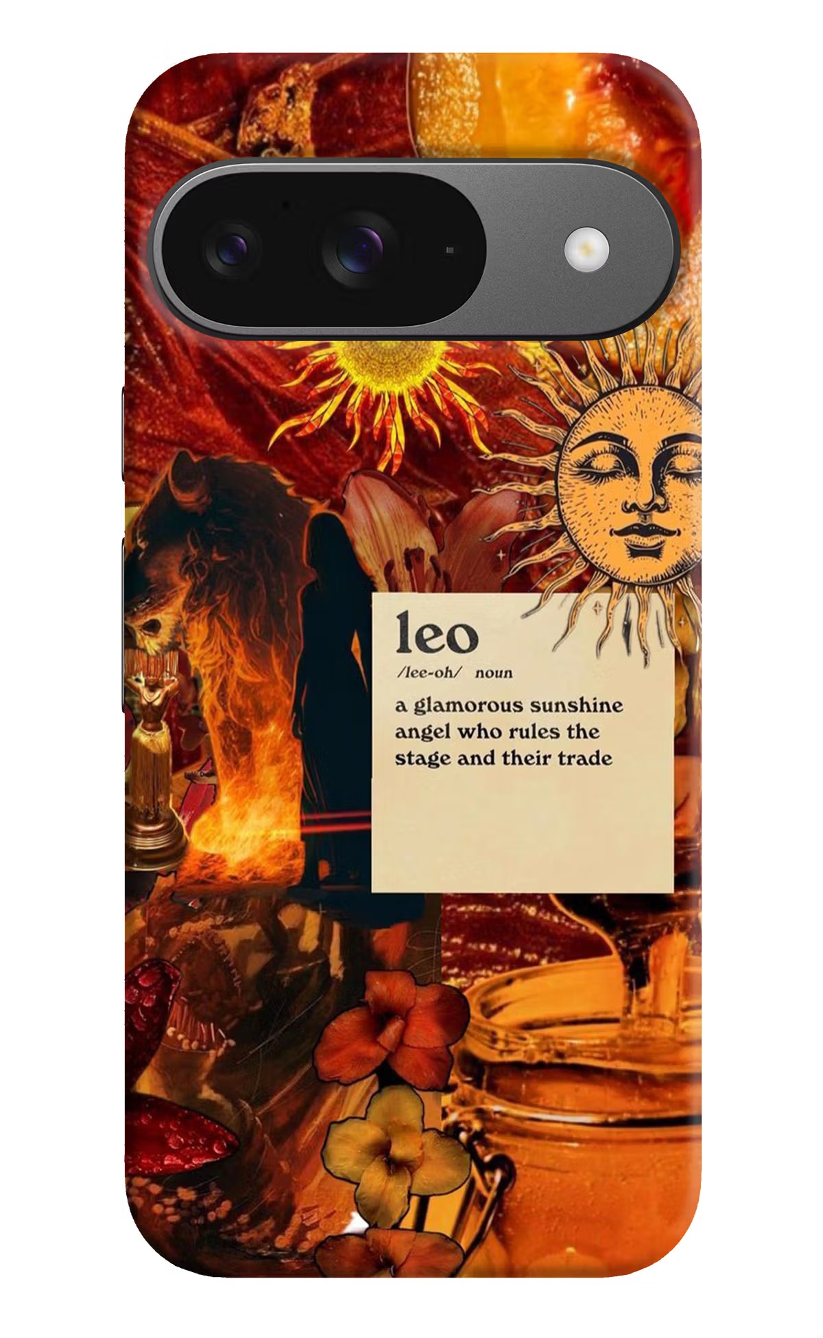 Leo Zodiac Google Pixel 9 Hard Case Back Cover by Casekaro