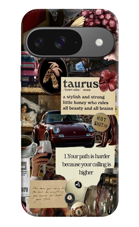 Taurus Zodiac Google Pixel 9 Hard Case Back Cover by Casekaro