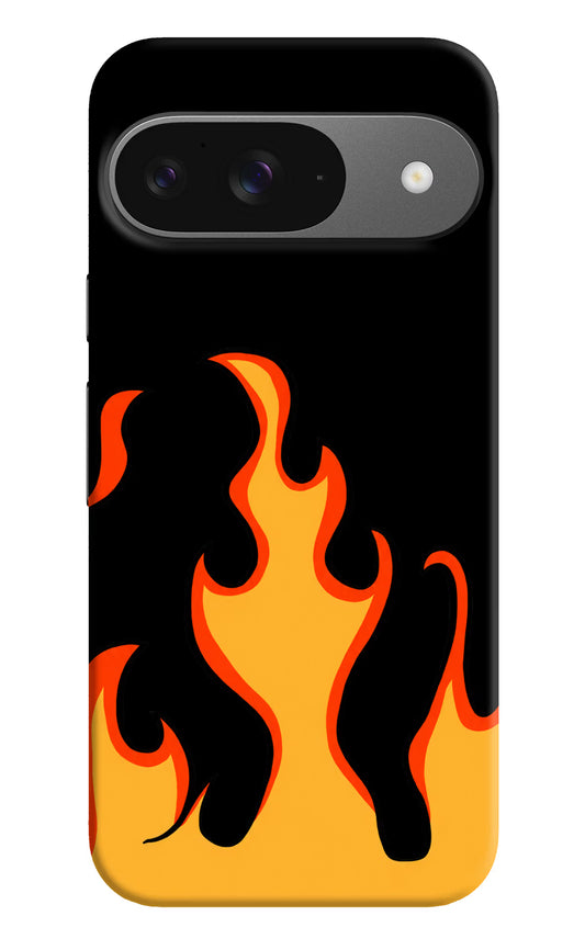 Fired Up – Black Google Pixel 9 Hard Case Back Cover by Casekaro