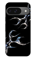 Chrome Tribal Google Pixel 9 Hard Case Back Cover by Casekaro