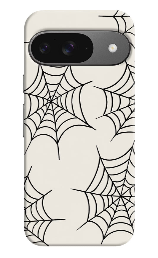 Spider Web Google Pixel 9 Hard Case Back Cover by Casekaro