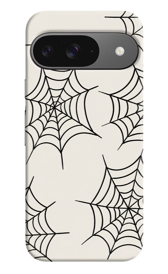 Spider Web Google Pixel 9 Hard Case Back Cover by Casekaro