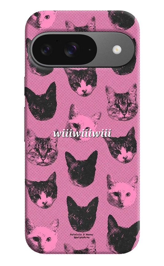 Pink Cats Google Pixel 9 Back Cover