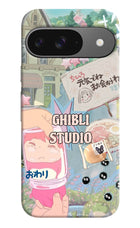 Studio Ghibli Google Pixel 9 Hard Case Back Cover by Casekaro