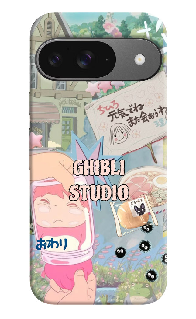 Studio Ghibli Google Pixel 9 Hard Case Back Cover by Casekaro
