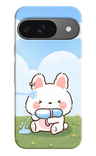 Bunny Treat Google Pixel 9 Hard Case Back Cover by Casekaro