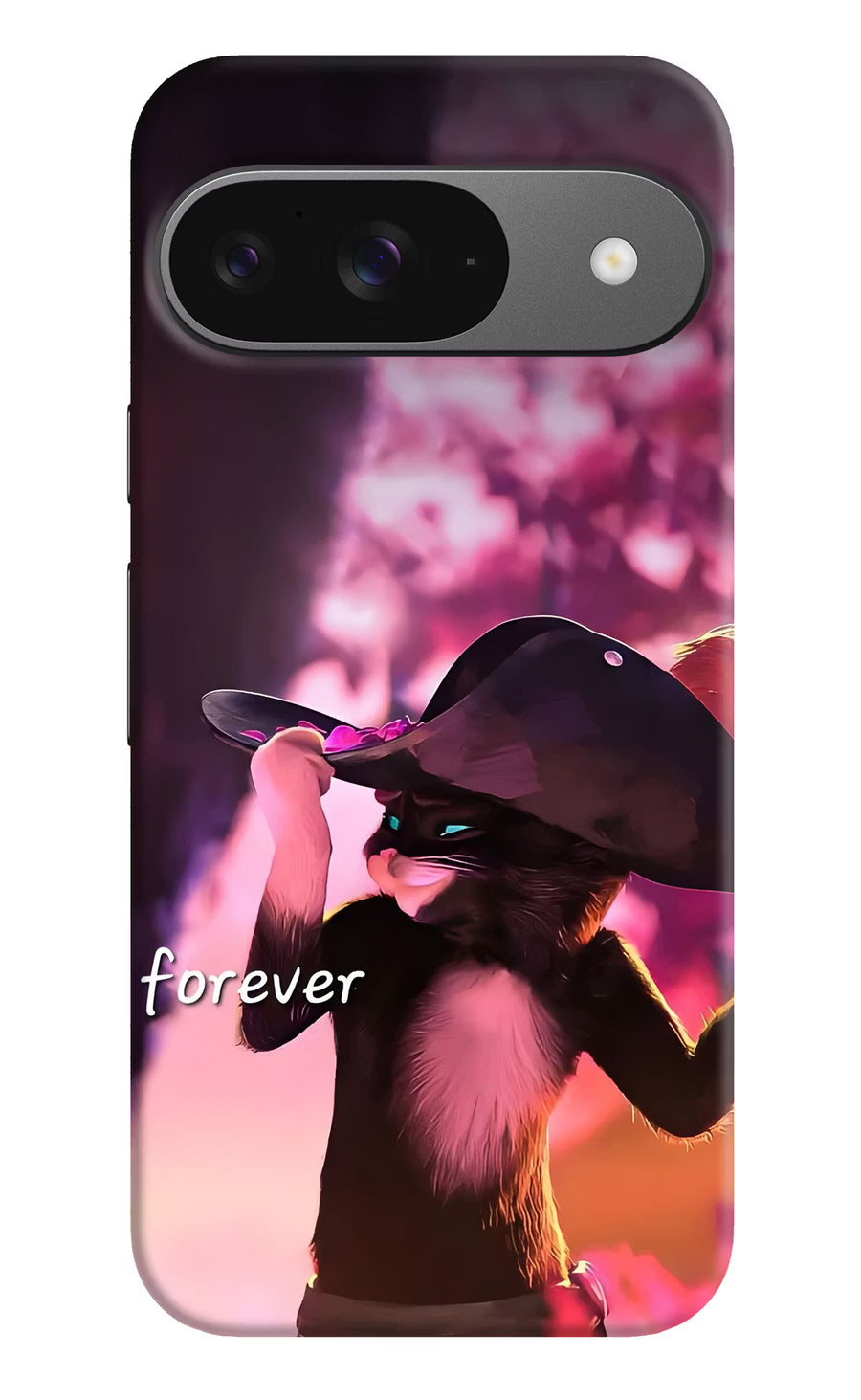 Forever Cat Google Pixel 9 Back Cover, Hard case