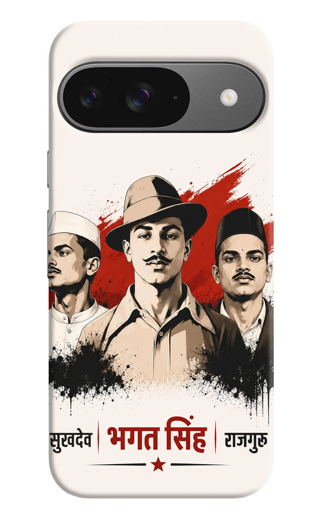 Bhagat Singh Trio Google Pixel 9 Hard Case Back Cover by Casekaro