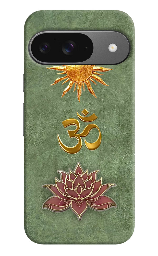 Om & Lotus Google Pixel 9 Back Cover