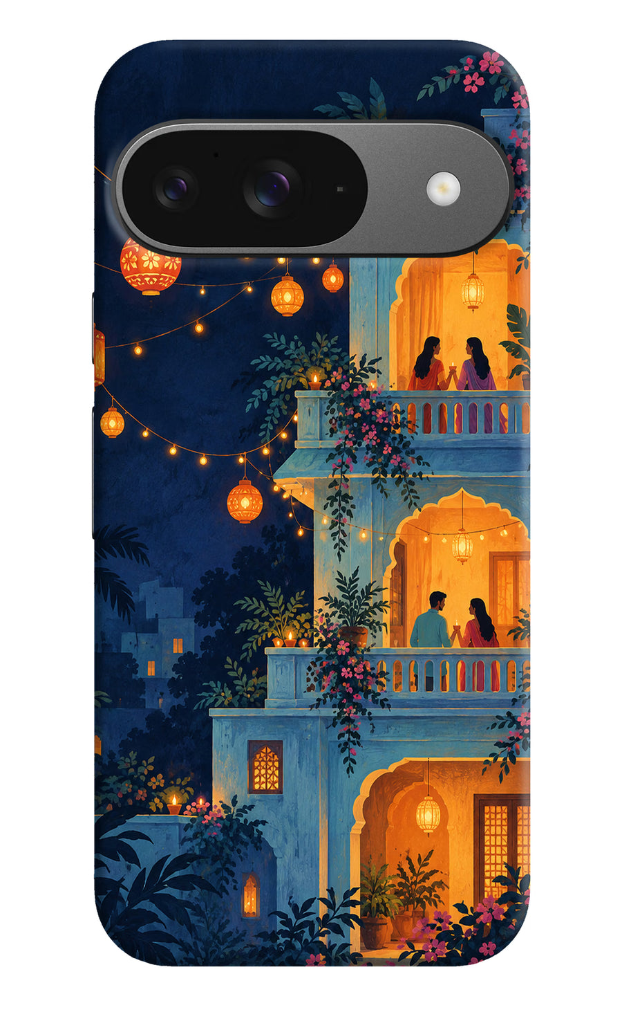 Balcony Glow Google Pixel 9 Back Cover, Hard case