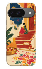 Diwali Rangoli Google Pixel 9 Hard Case Back Cover by Casekaro