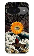 Cosmic Flower Google Pixel 9 Hard Case Back Cover by Casekaro