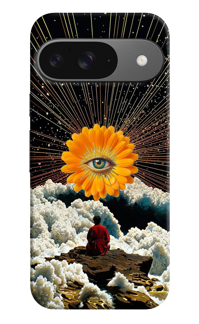 Cosmic Flower Google Pixel 9 Hard Case Back Cover by Casekaro