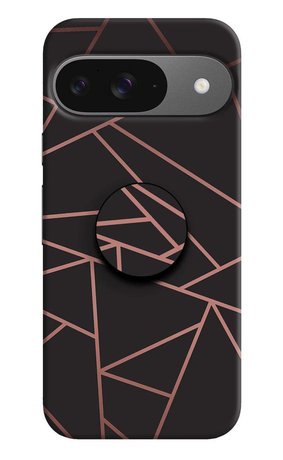 Geometric Pattern Google Pixel 9 Pop Case, Hard case