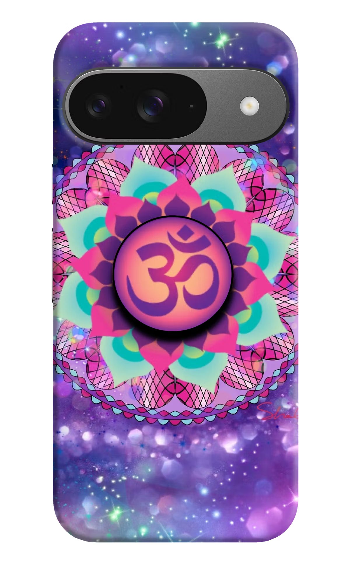 Om Purple Google Pixel 9 Pop Case by Casekaro