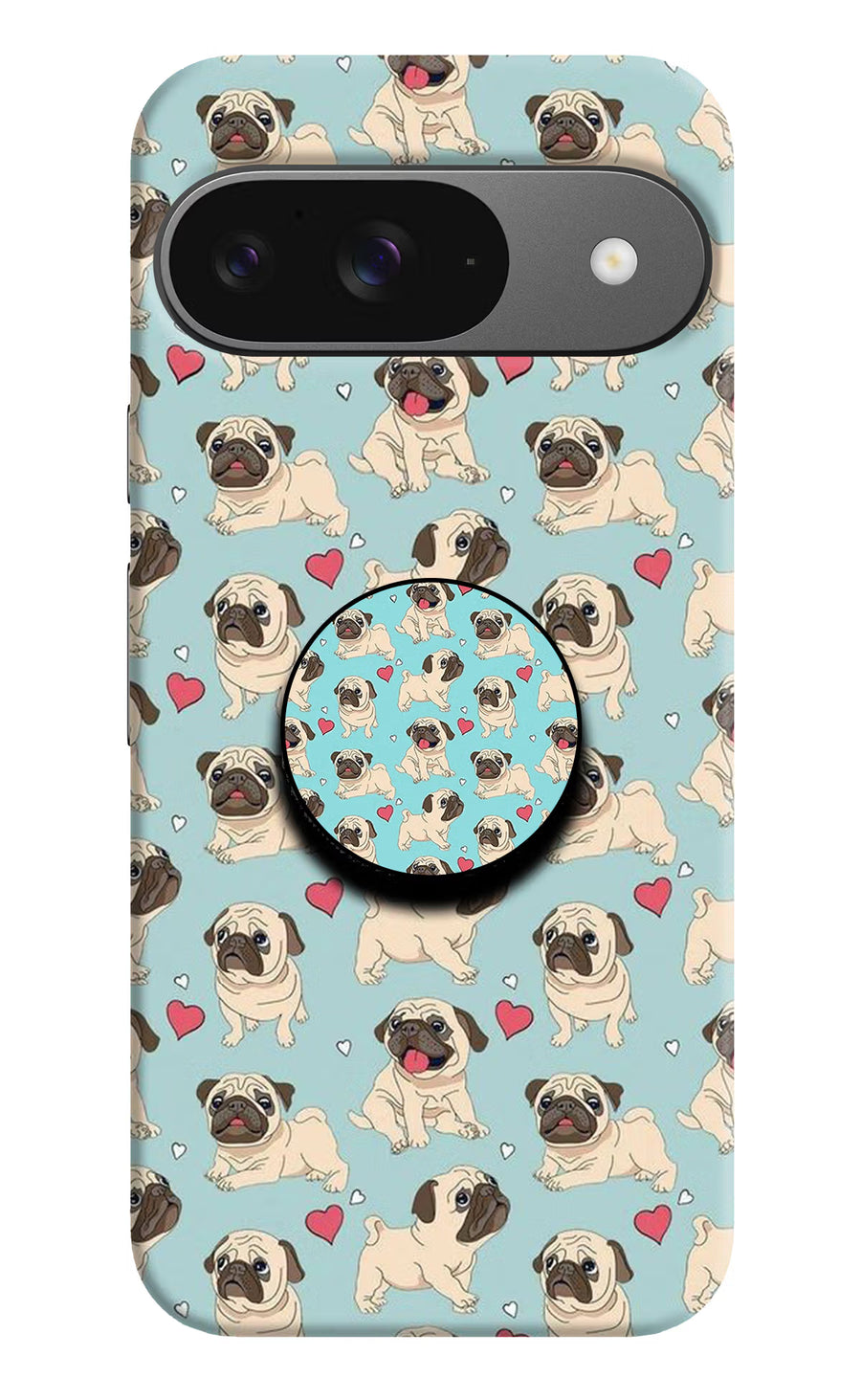 Pug Dog Google Pixel 9 Pop Case, Hard case
