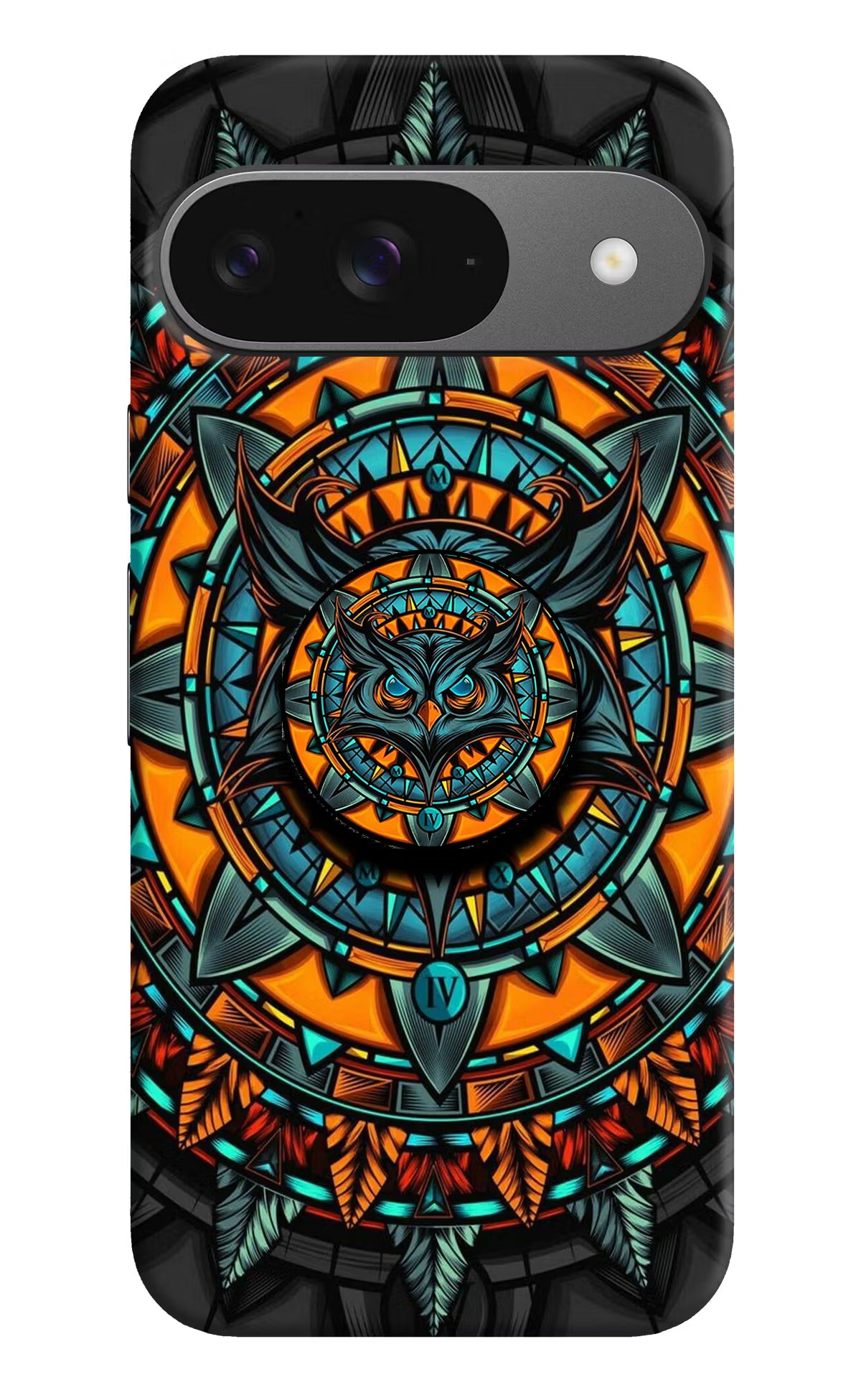 Angry Owl Google Pixel 9 Pop Case by Casekaro
