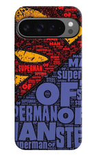 Superman Google Pixel 9 Pro Hard Case Back Cover by Casekaro