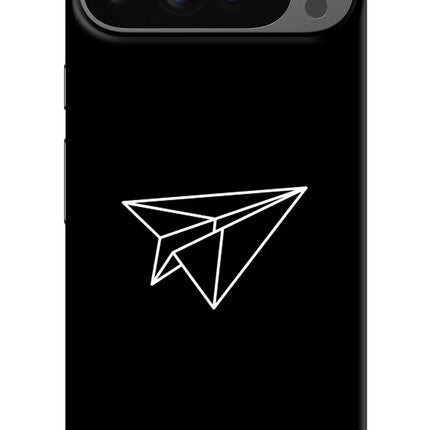 Paper Plane White Google Pixel 9 Pro Hard Case Back Cover by Casekaro