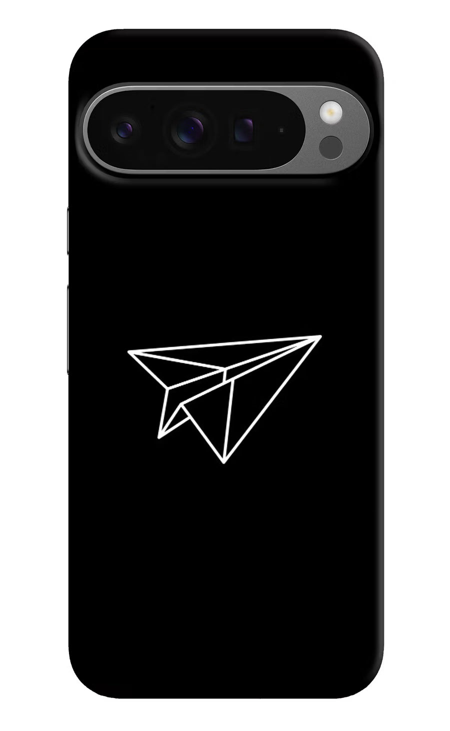 Paper Plane White Google Pixel 9 Pro Back Cover, Hard case