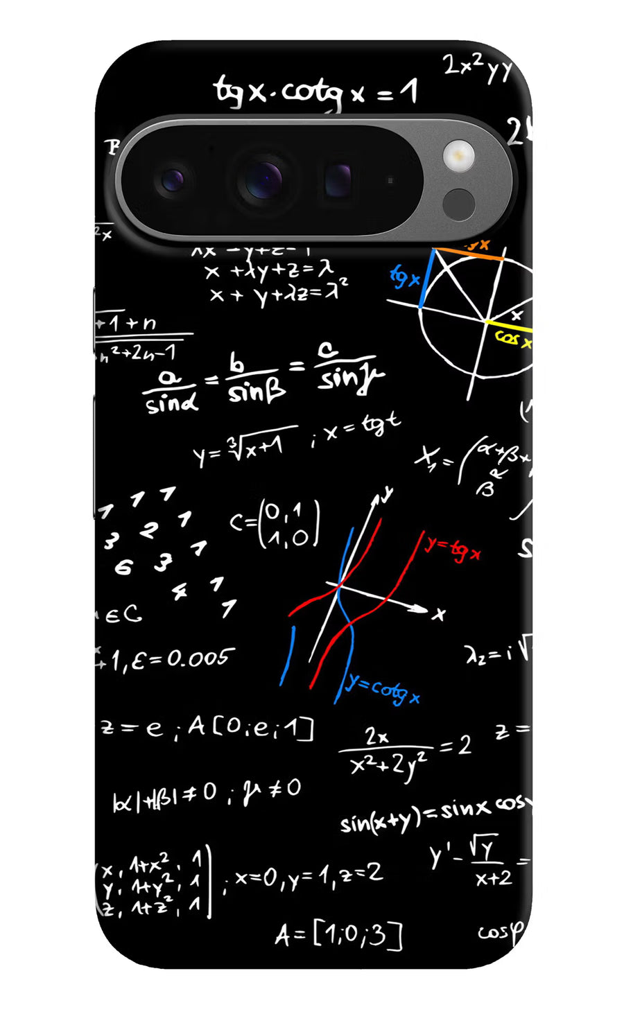 Mathematics Formula Google Pixel 9 Pro Back Cover, Hard case