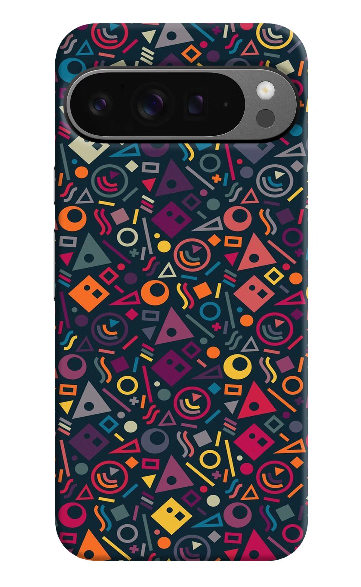 Geometric Abstract Google Pixel 9 Pro Hard Case Back Cover by Casekaro
