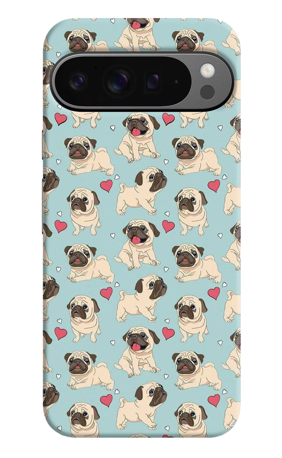 Pug Dog Google Pixel 9 Pro Back Cover, Hard case
