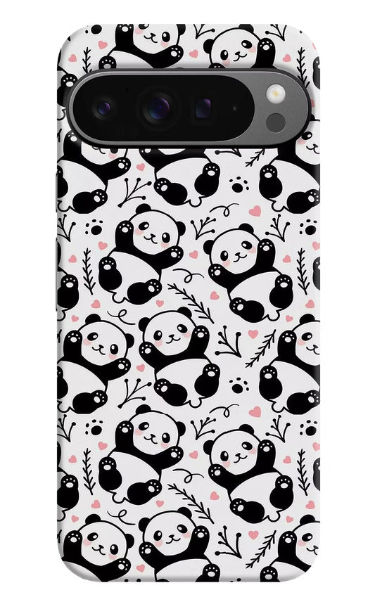 Cute Panda Google Pixel 9 Pro Hard Case Back Cover by Casekaro