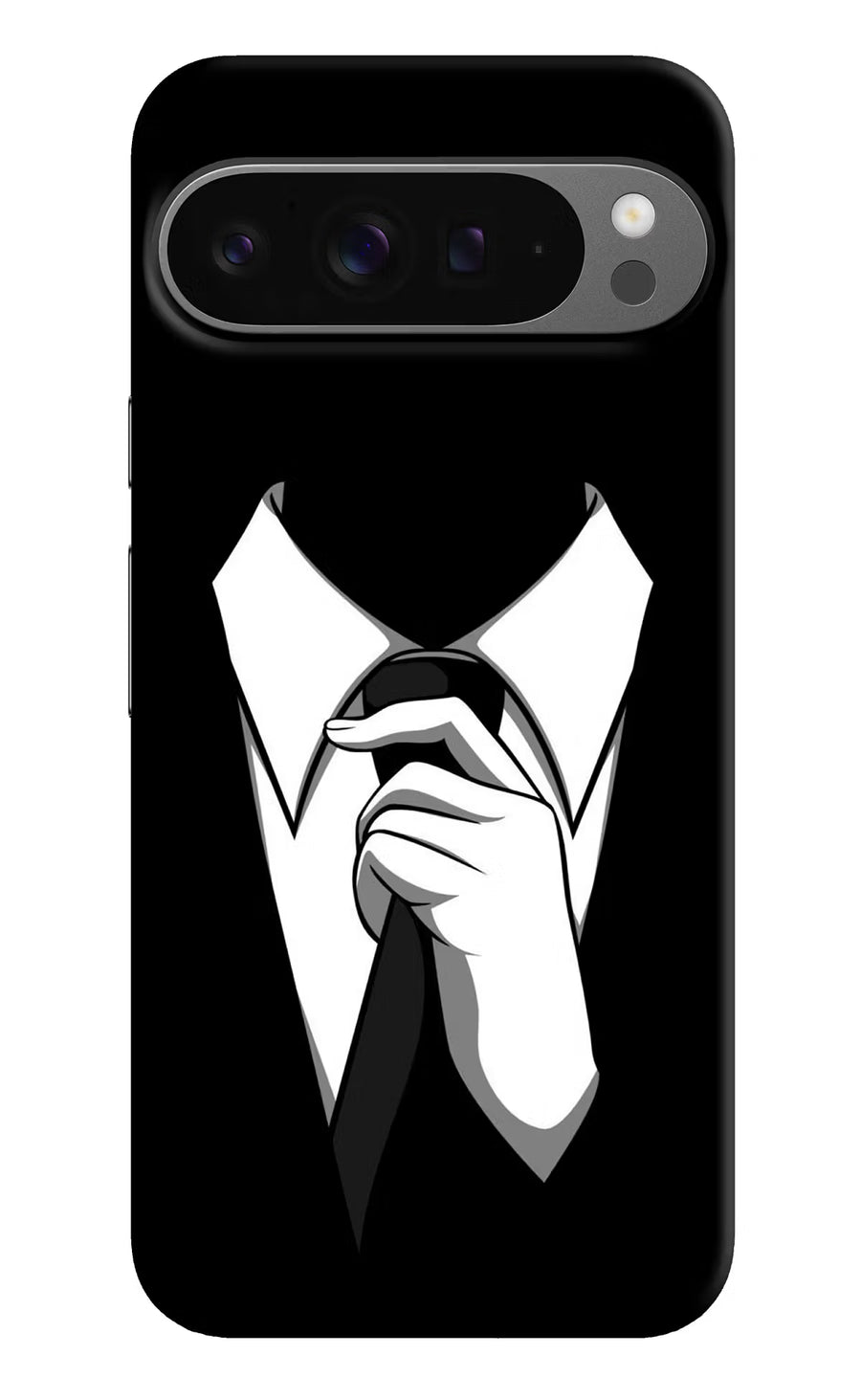 Black Tie Google Pixel 9 Pro Back Cover, Hard case