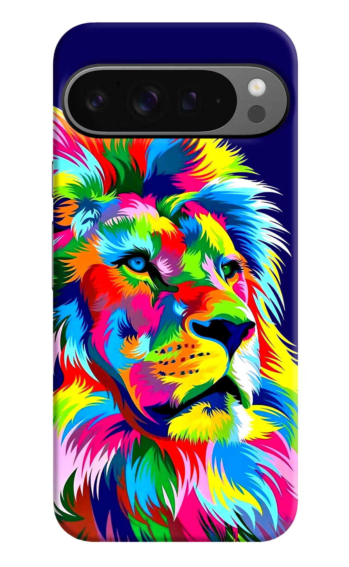 Vector Art Lion Google Pixel 9 Pro Hard Case Back Cover by Casekaro