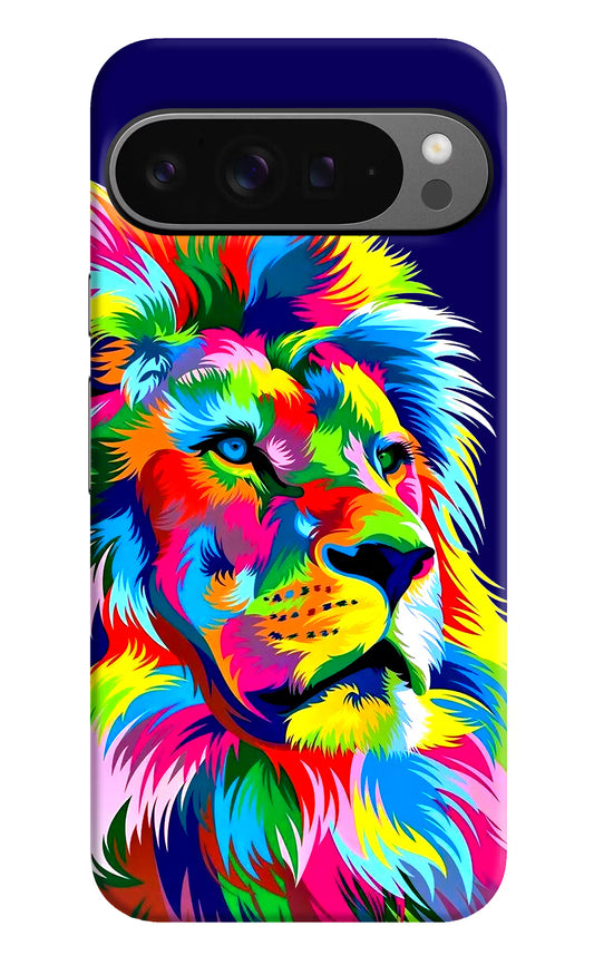 Vector Art Lion Google Pixel 9 Pro Hard Case Back Cover by Casekaro