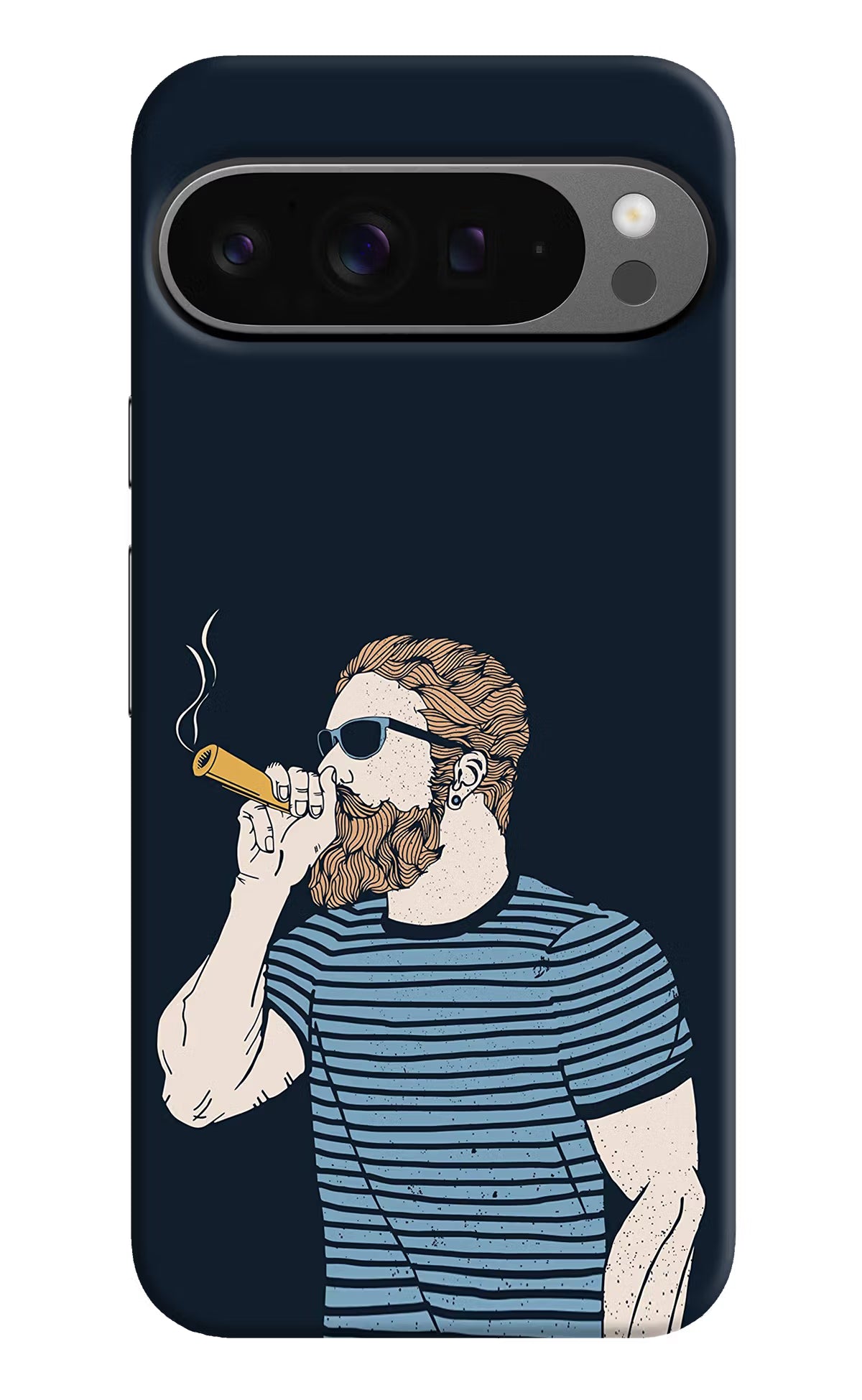 Smoking Google Pixel 9 Pro Hard Case Back Cover by Casekaro