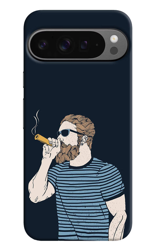 Smoking Google Pixel 9 Pro Hard Case Back Cover by Casekaro