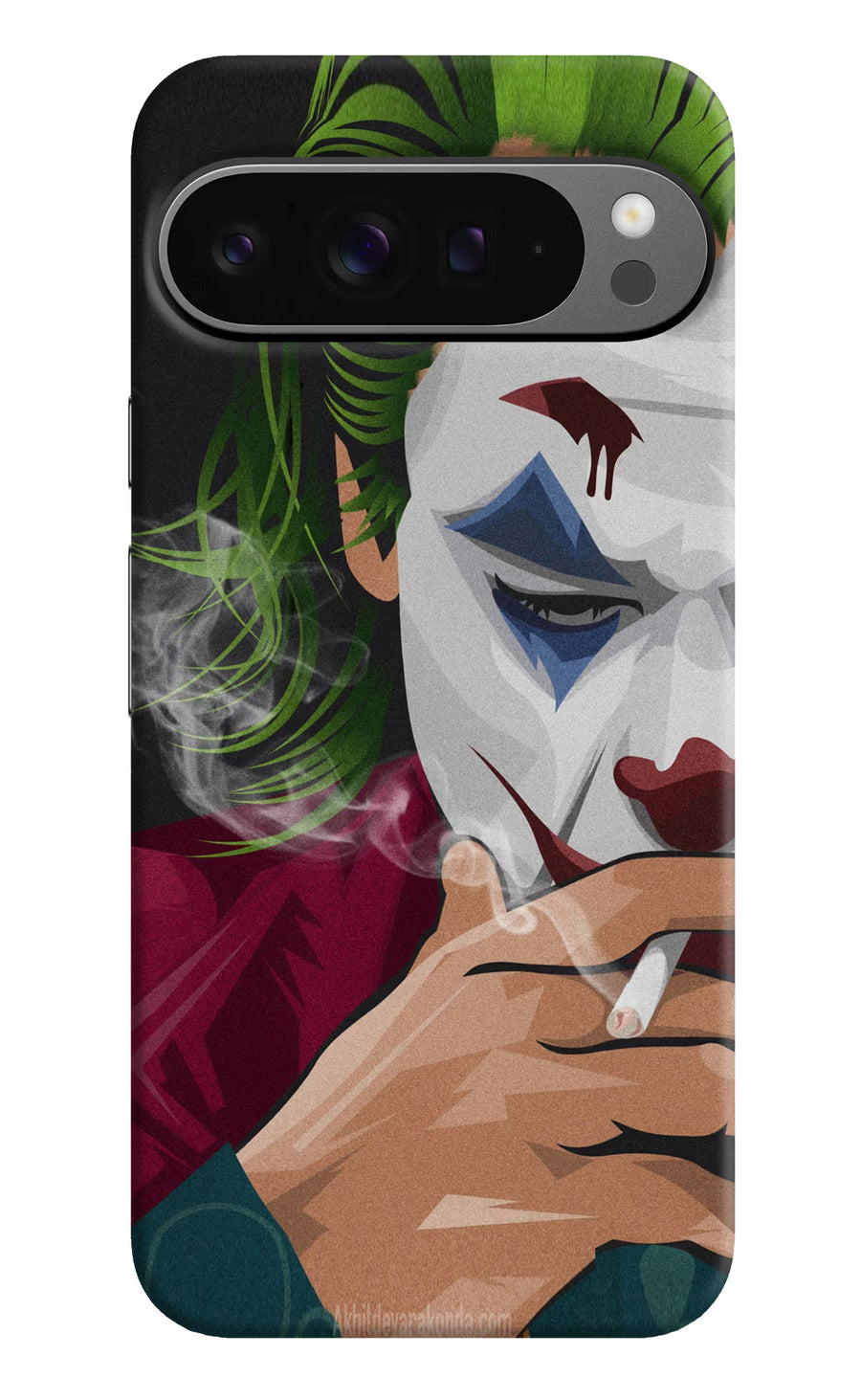 Joker Smoking Google Pixel 9 Pro Back Cover, Hard case