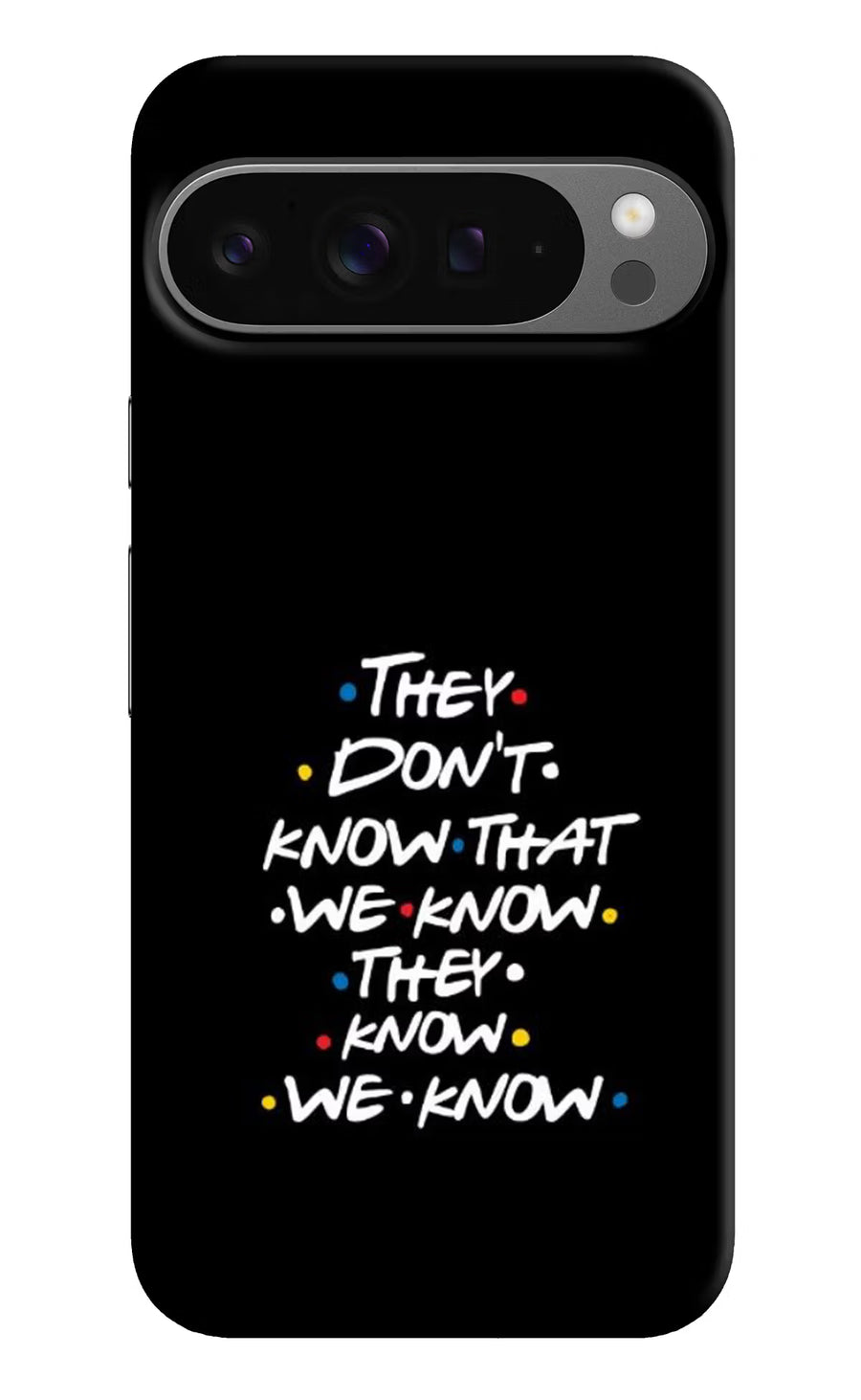 FRIENDS Dialogue Google Pixel 9 Pro Back Cover, Hard case