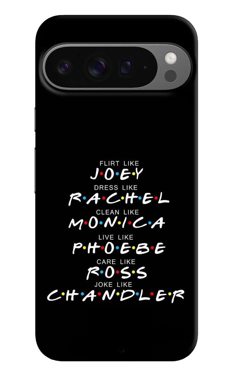 FRIENDS Character Google Pixel 9 Pro Back Cover, Hard case