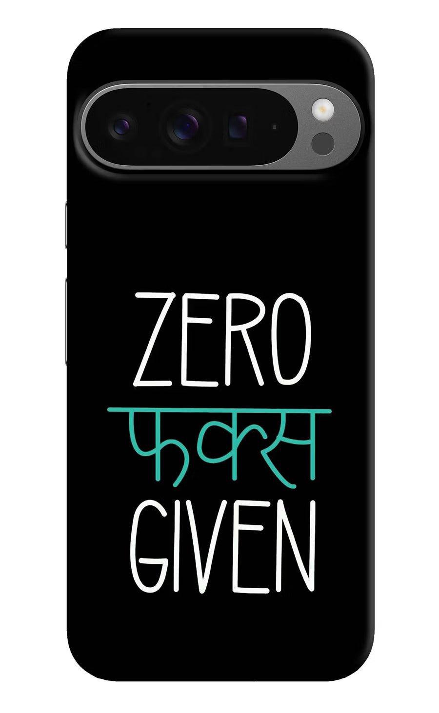 Zero Fucks Given Google Pixel 9 Pro Back Cover, Hard case