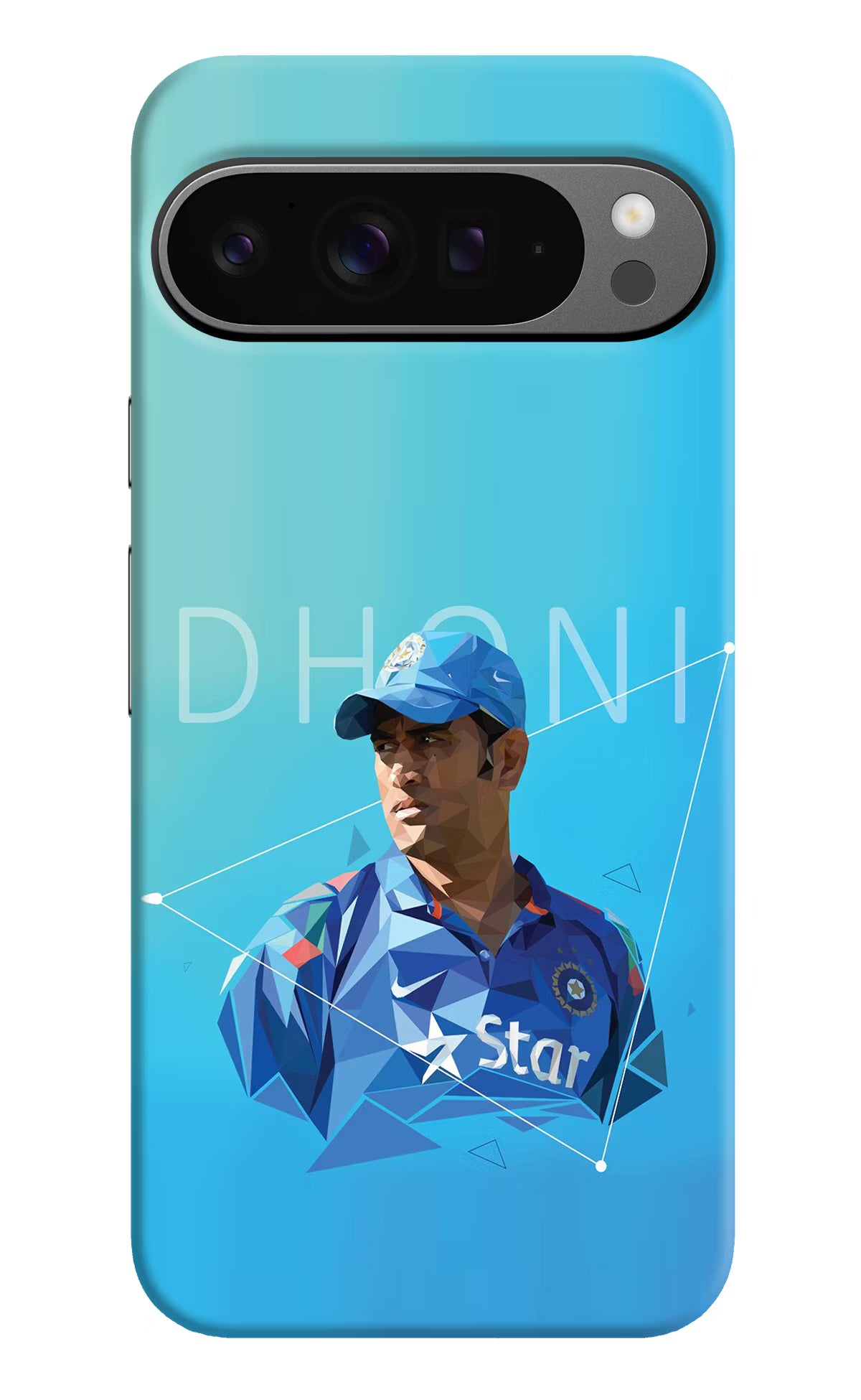 Dhoni Artwork Google Pixel 9 Pro Hard Case Back Cover by Casekaro