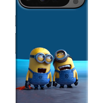 Minion Laughing Google Pixel 9 Pro Hard Case Back Cover by Casekaro