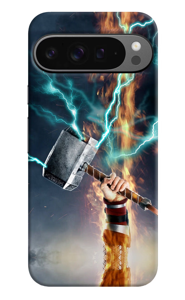Thor Hammer Mjolnir Google Pixel 9 Pro Hard Case Back Cover by Casekaro