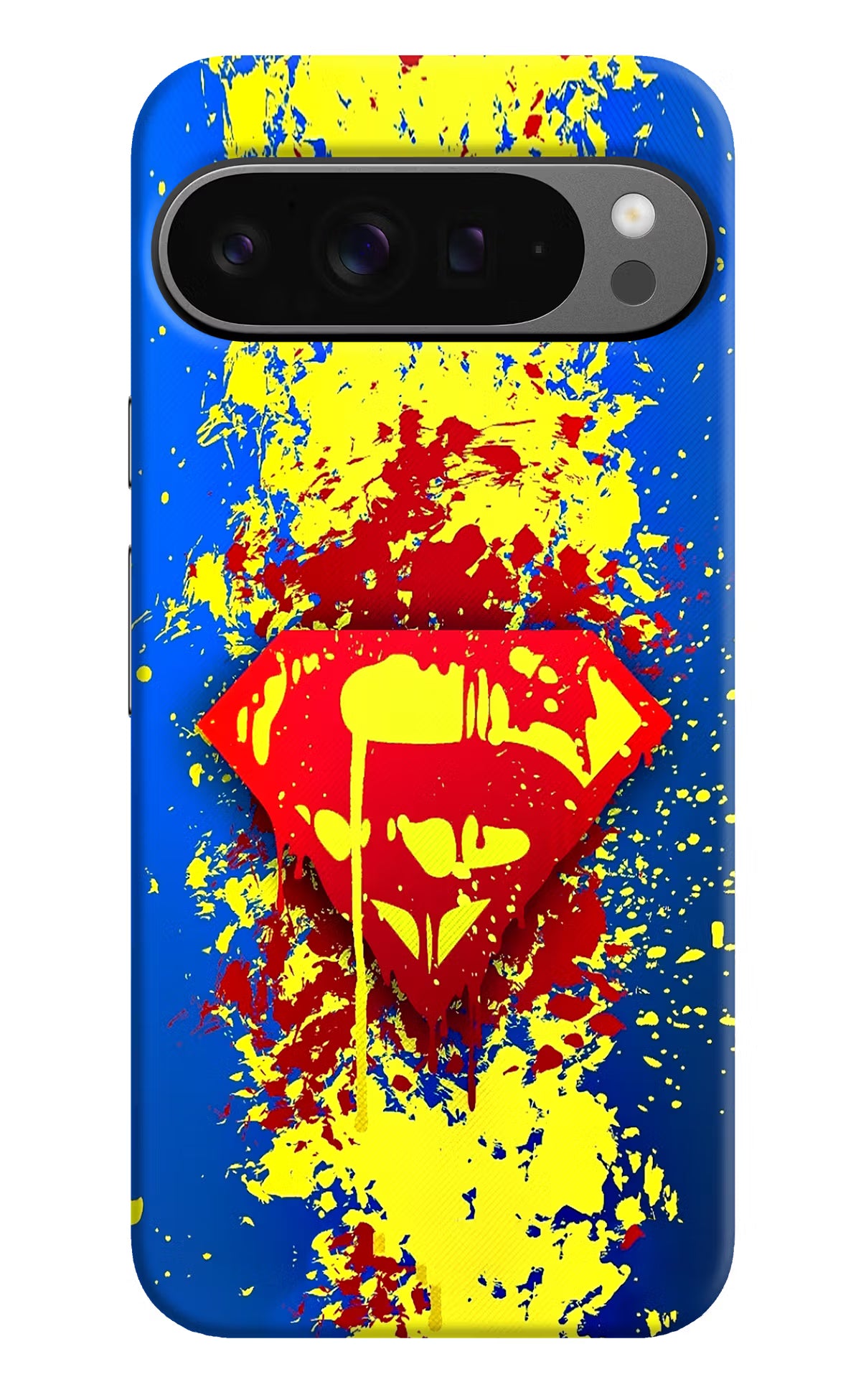 Superman logo Google Pixel 9 Pro Hard Case Back Cover by Casekaro