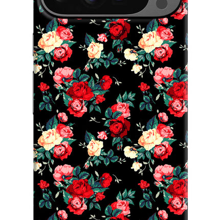 Rose Pattern Google Pixel 9 Pro Hard Case Back Cover by Casekaro
