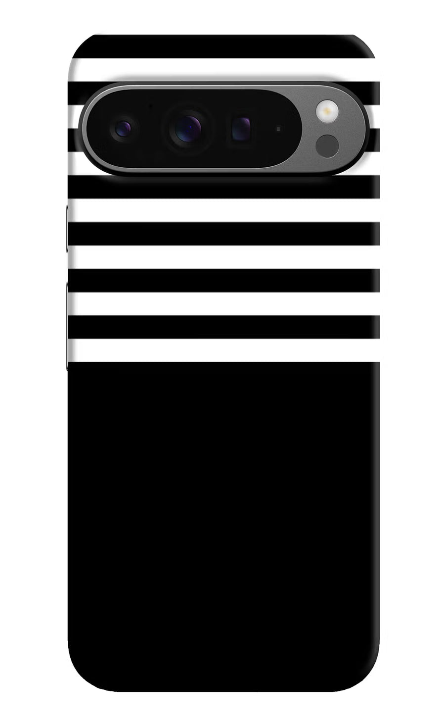 Black and White Print Google Pixel 9 Pro Back Cover, Hard case