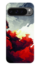 Fire Cloud Google Pixel 9 Pro Hard Case Back Cover by Casekaro