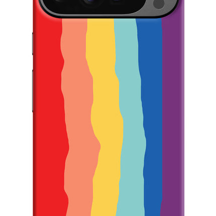 Rainbow Google Pixel 9 Pro Hard Case Back Cover by Casekaro