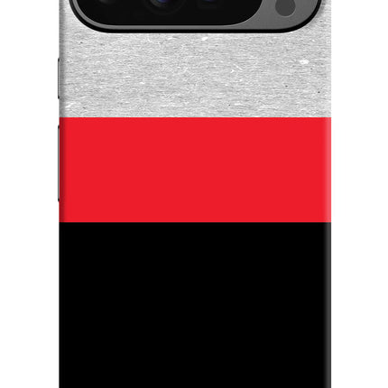 Tri Color Pattern Google Pixel 9 Pro Hard Case Back Cover by Casekaro