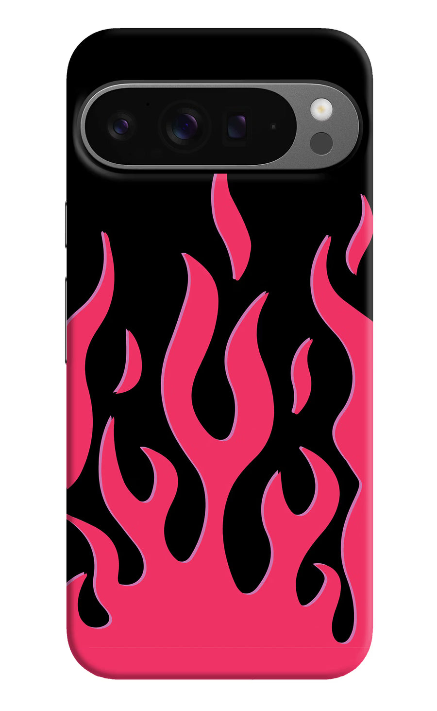 Fire Flames Google Pixel 9 Pro Back Cover, Hard case