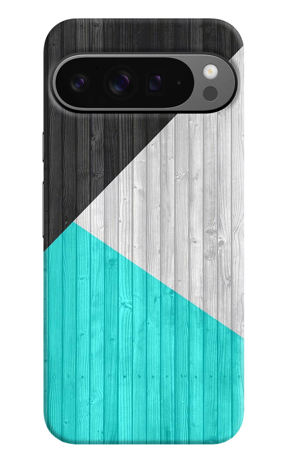 Wooden Abstract Google Pixel 9 Pro Back Cover